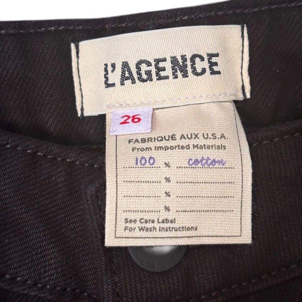 L'AGENCE Nevia Dark Brown Pants - Picture 5 of 11